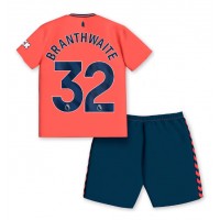 Camisa de Futebol Everton Jarrad Branthwaite #32 Equipamento Secundário Infantil 2023-24 Manga Curta (+ Calças curtas)